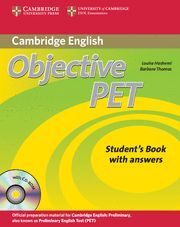 OBJECTIVE PET STUDENT'S BOOK WITH ANSWERS WITH CD-ROM 2ND EDITION