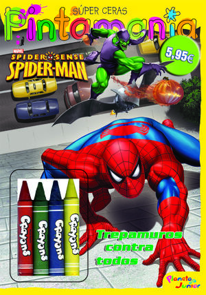 SPIDERMAN. PINTAMANÍA SÚPER CERAS