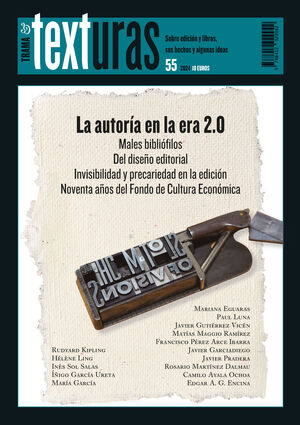 TEXTURAS 55: LA AUTORÍA EN LA ERA 2.0
