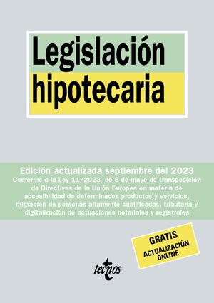 LEGISLACIÓN HIPOTECARIA