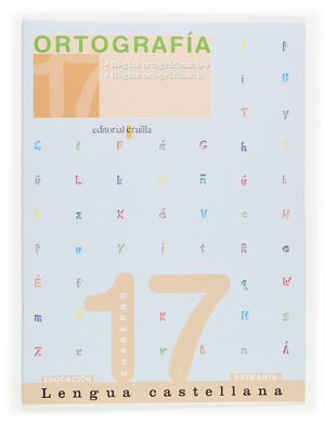 CUADERNO LENGUA CASTELLANA. ORTOGRAFÍA 17
