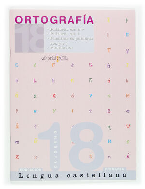 CUADERNO LENGUA CASTELLANA. ORTOGRAFÍA 18