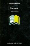 INVENTARIO. POESÍA 1950-1985