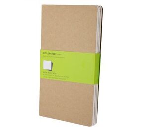 LIBRETAS CAHIER MARRON KRAFT L LISAS (SET DE 3)